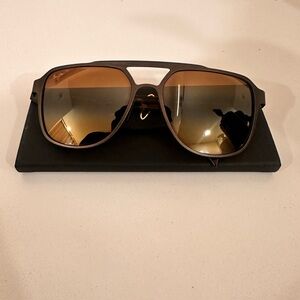 Maui Jim Brown and Black Sunglasses